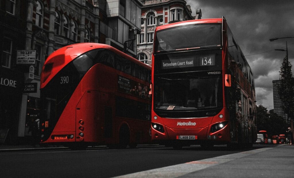 Red London Busses